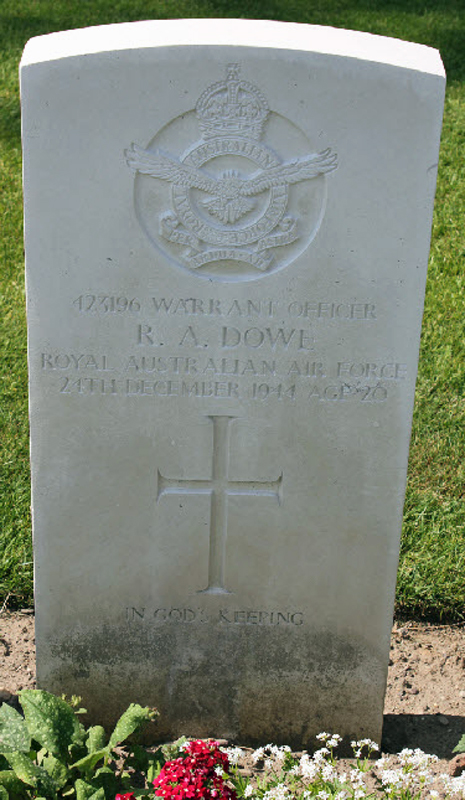 W/O Ronald Arthur Dowe<br/><br /><br />died December 24th, 1944